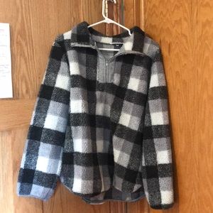 Plaid pullover